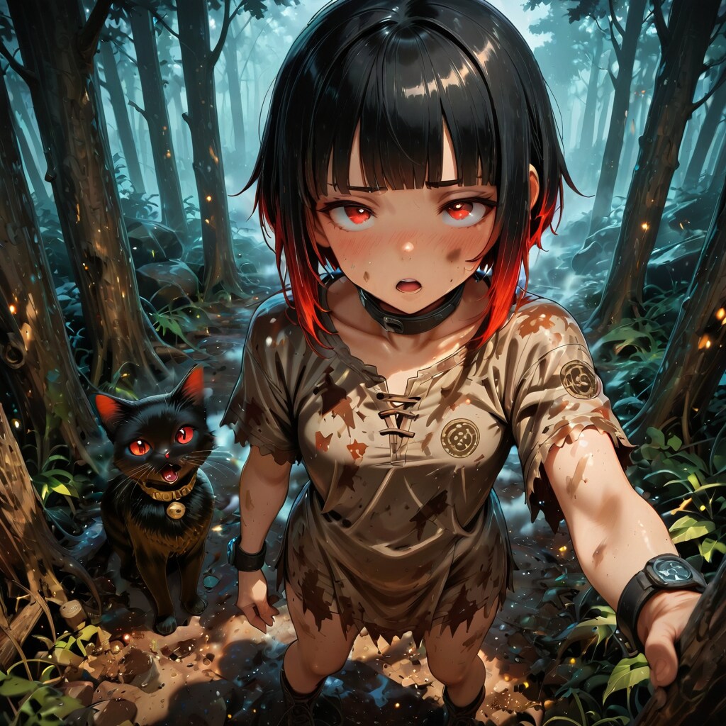 いい加減疲れた。どこまで行くの？/もう着いたわ。ようこそ我が家へ。