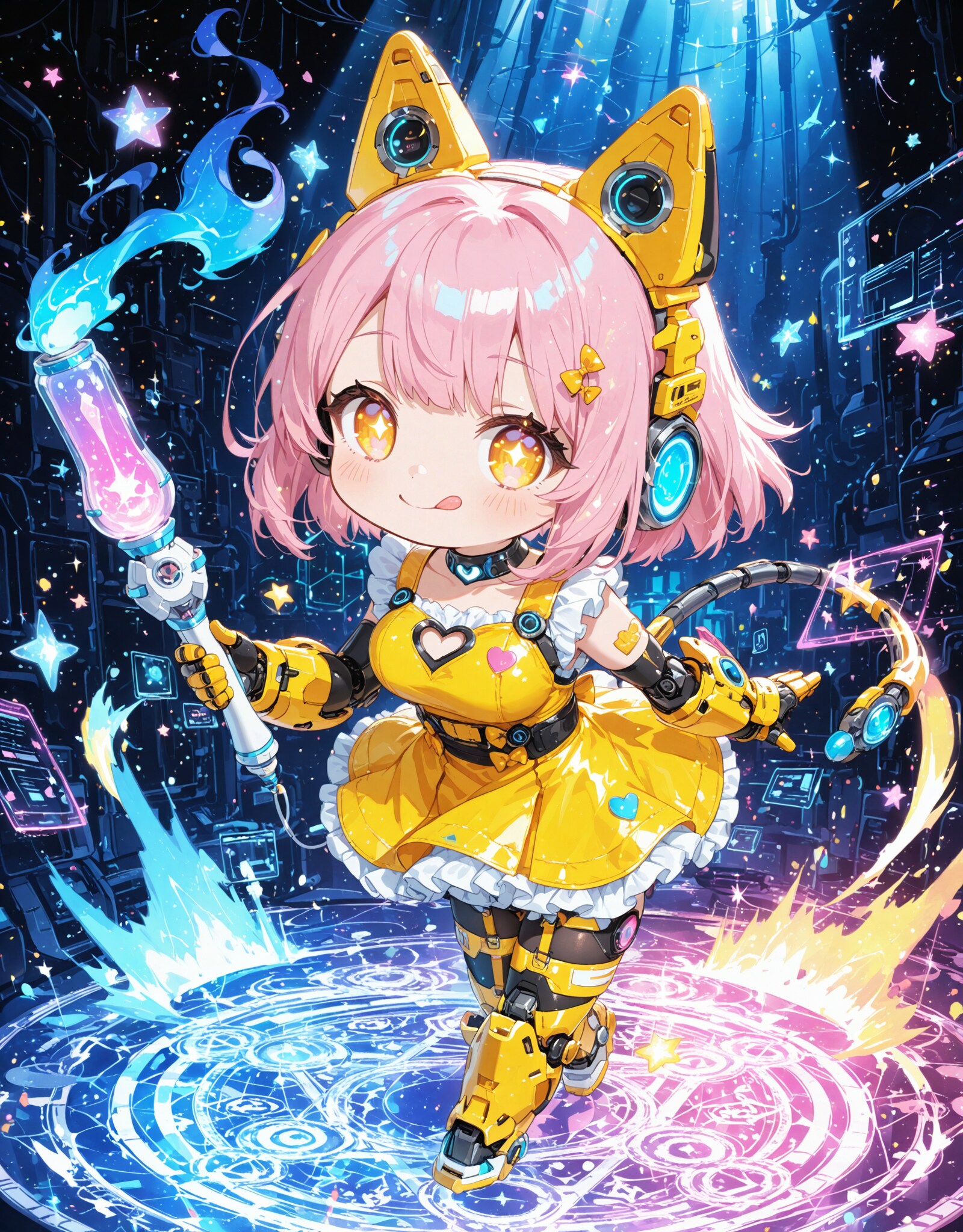 デフォルメ 魔法ロボ子 ハッピーメルティス