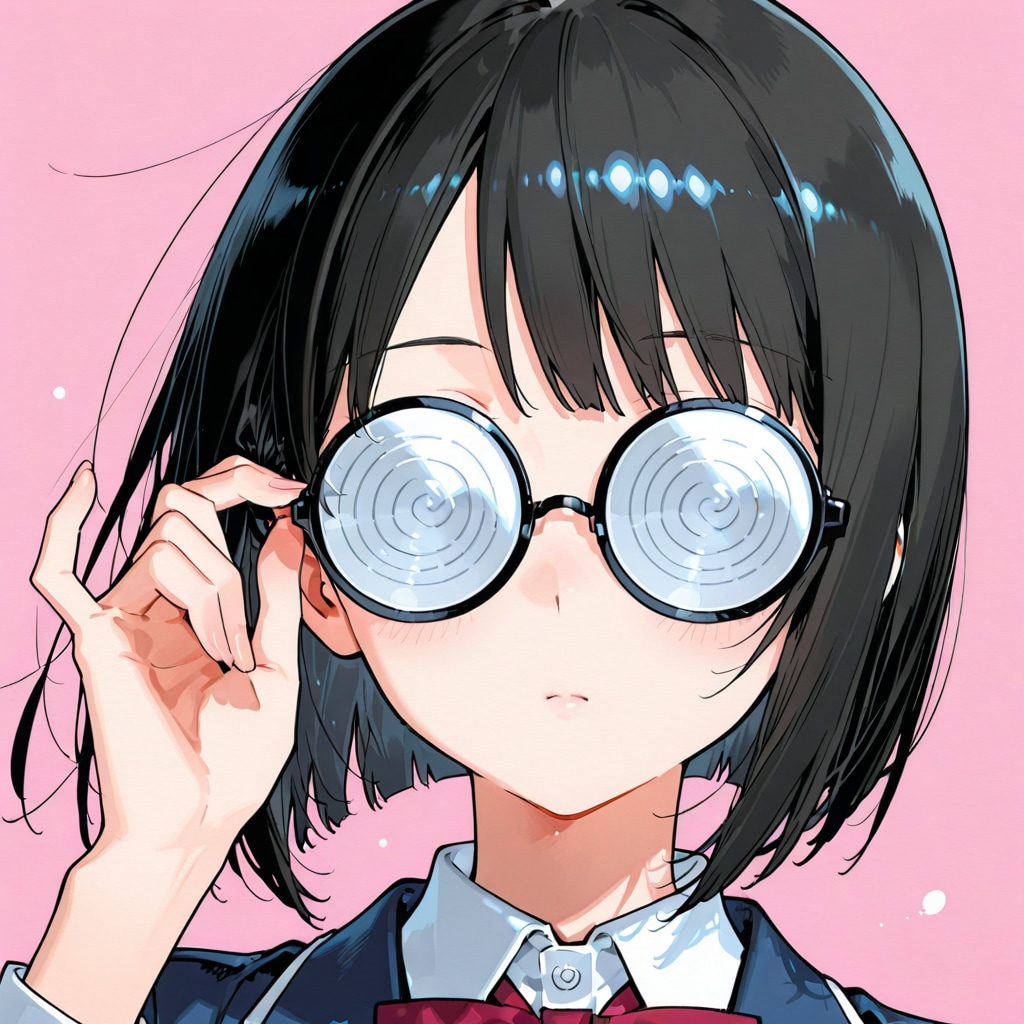 メガネ比べ