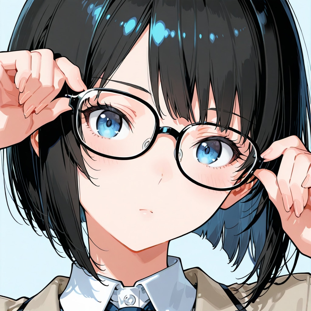 メガネ比べ