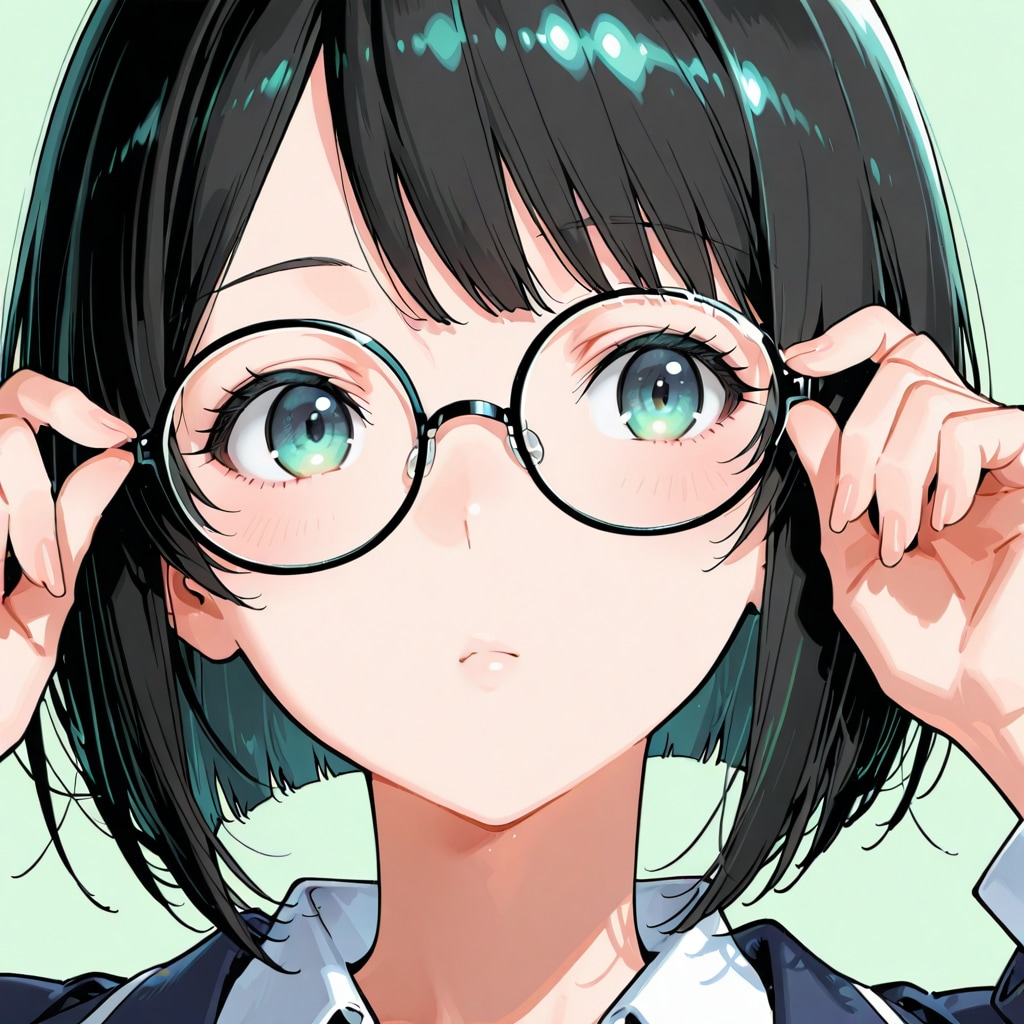 メガネ比べ