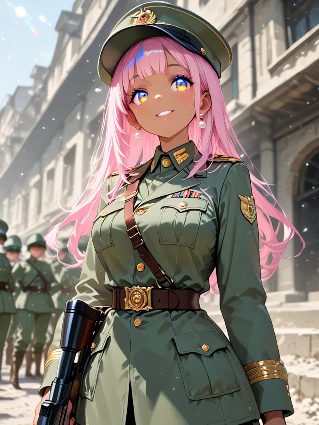 マイちゃん　軍服の姿