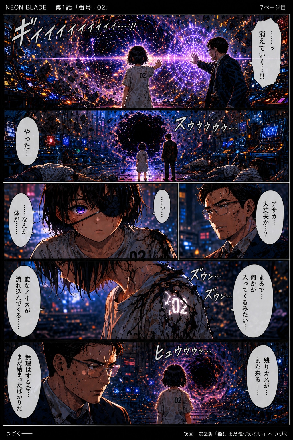 NEON BLADE 第1話「番号：02」