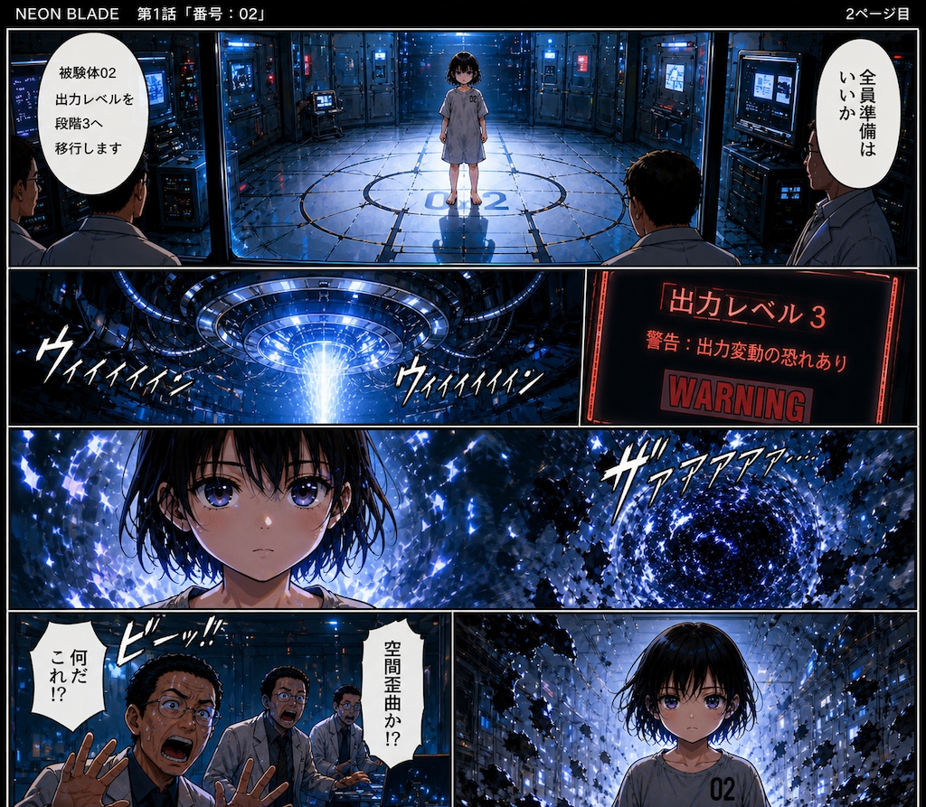 NEON BLADE 第1話「番号：02」