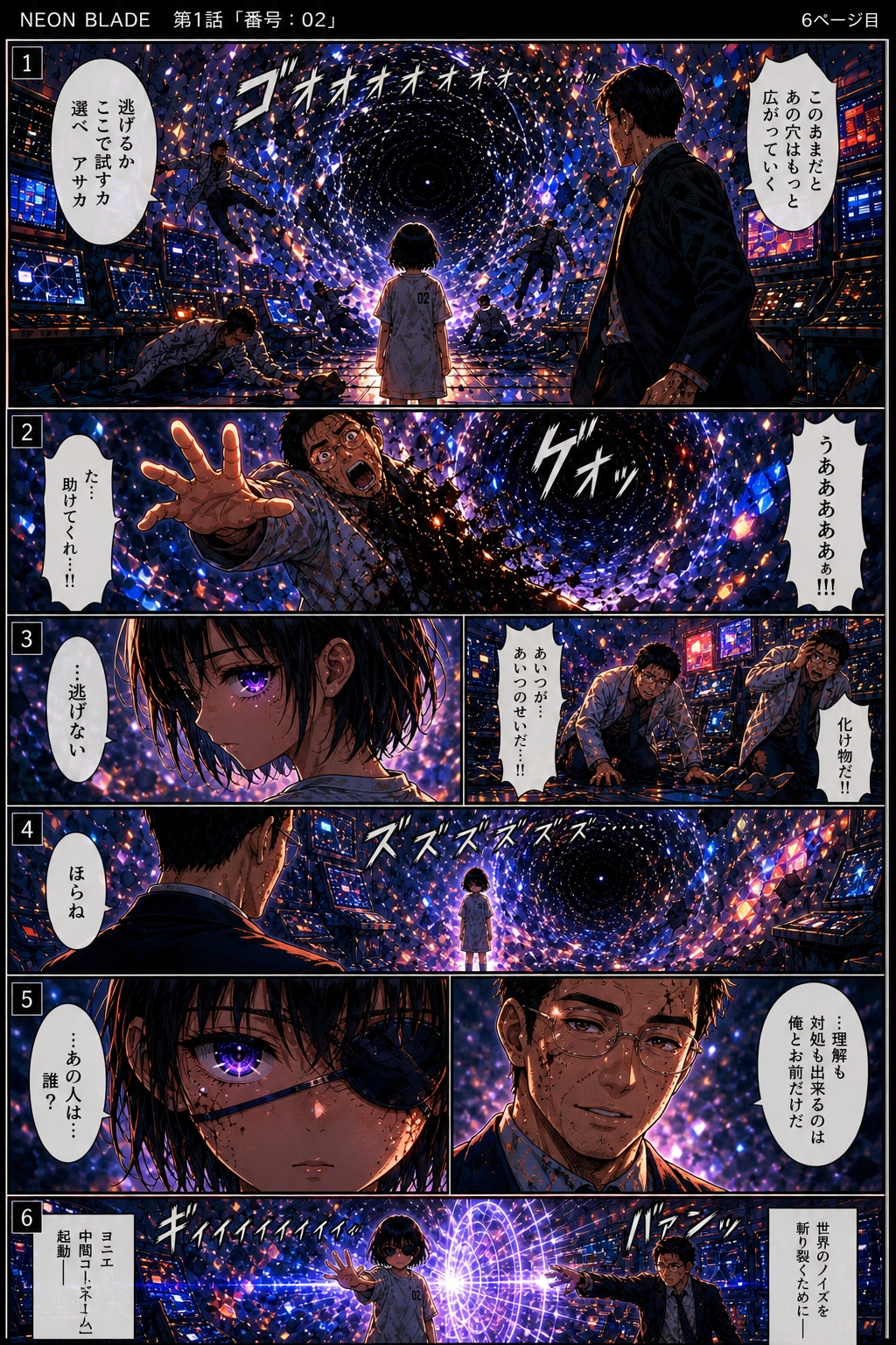NEON BLADE 第1話「番号：02」