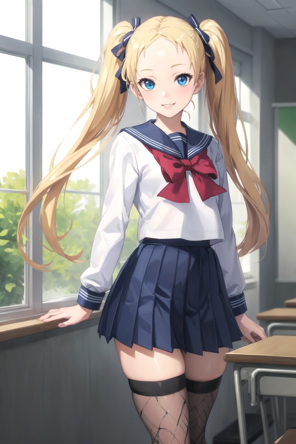 金髪ツインテ（昼）