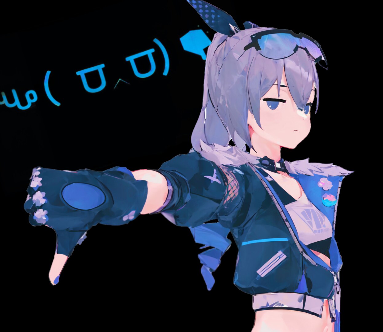 ξ( ⩌‸⩌)👎
