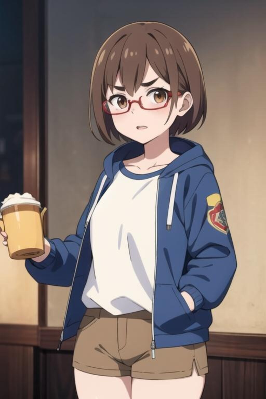 姉御系ツンデレメガネ女子若葉しずくとのデート#2遊園地へGo！