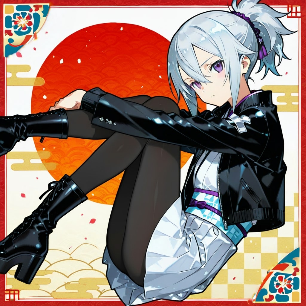 着物風＋ブーツ | の人気AIイラスト・グラビア