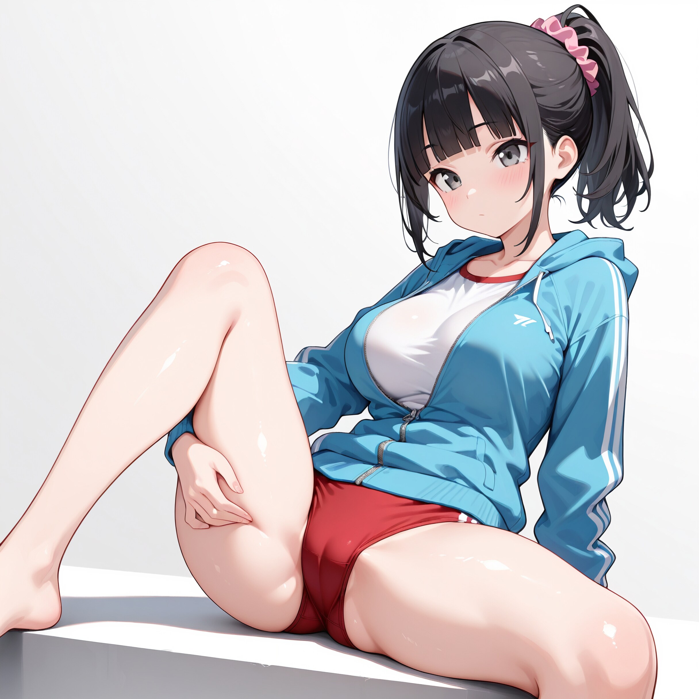 赤ブルマの陸上少女