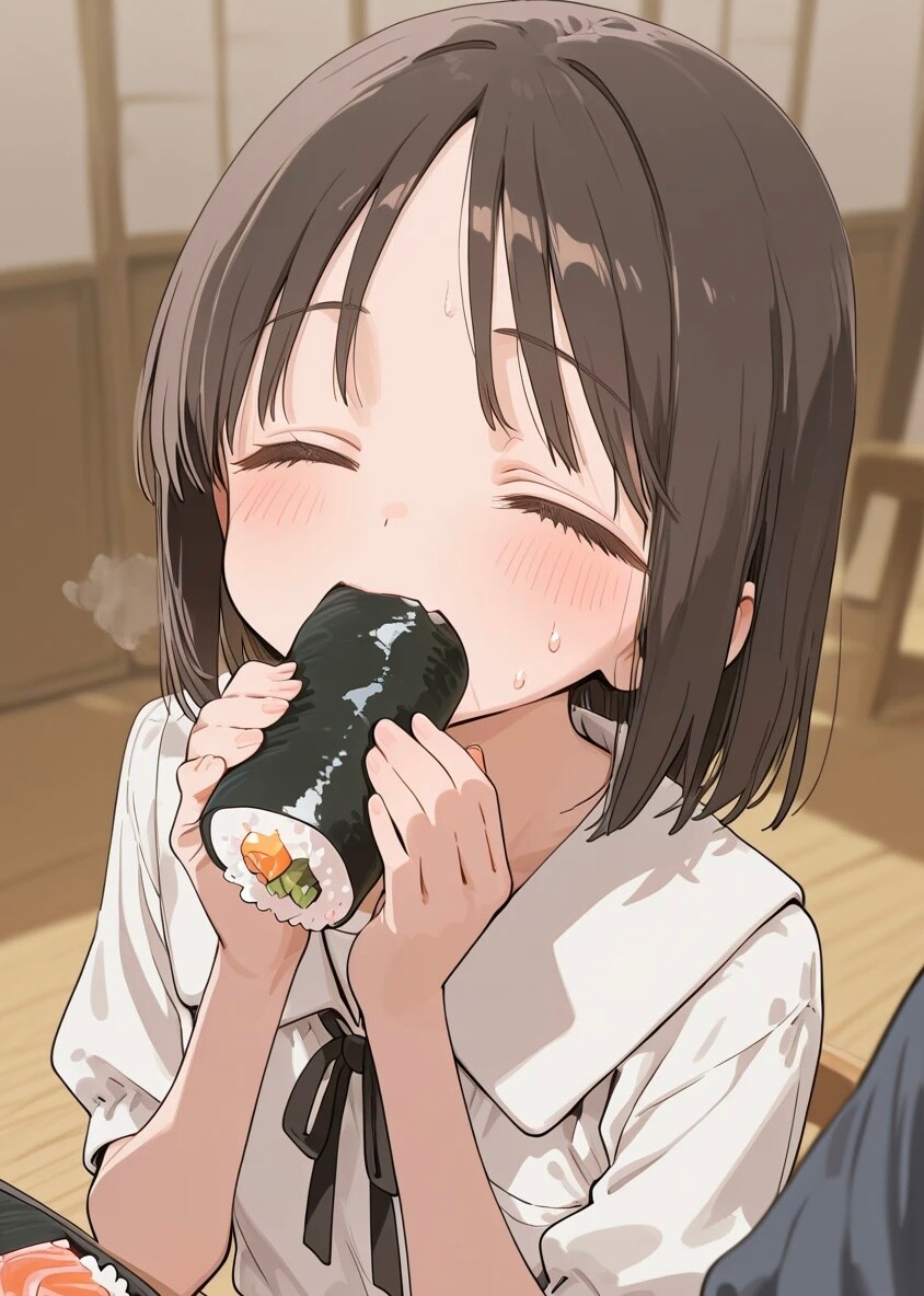 パパとお寿司（R18へ続く | の人気AIイラスト・グラビア