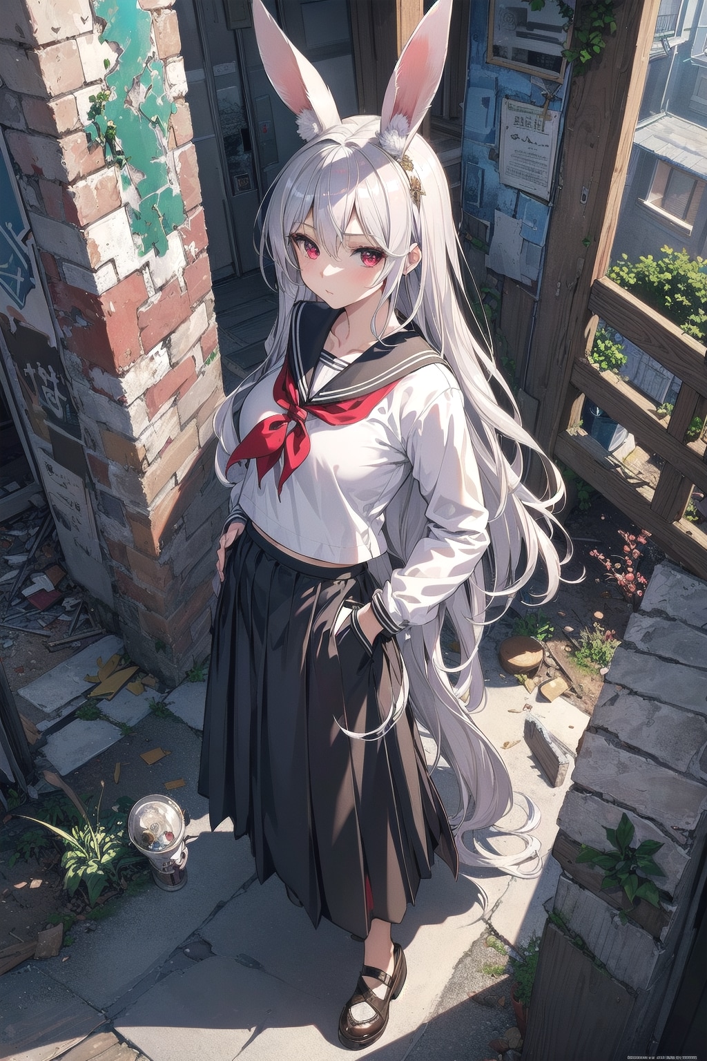 むぅ…スケバンなのです🐰