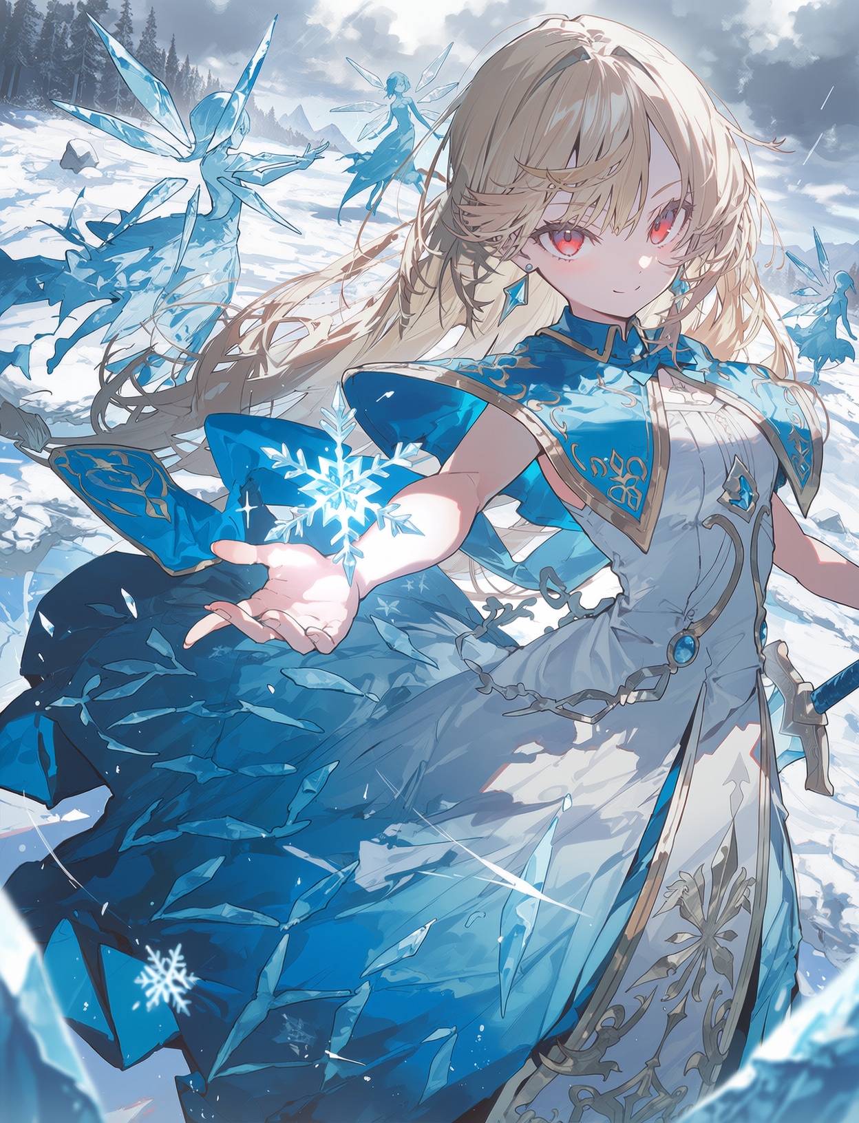 氷の魔法騎士さん
