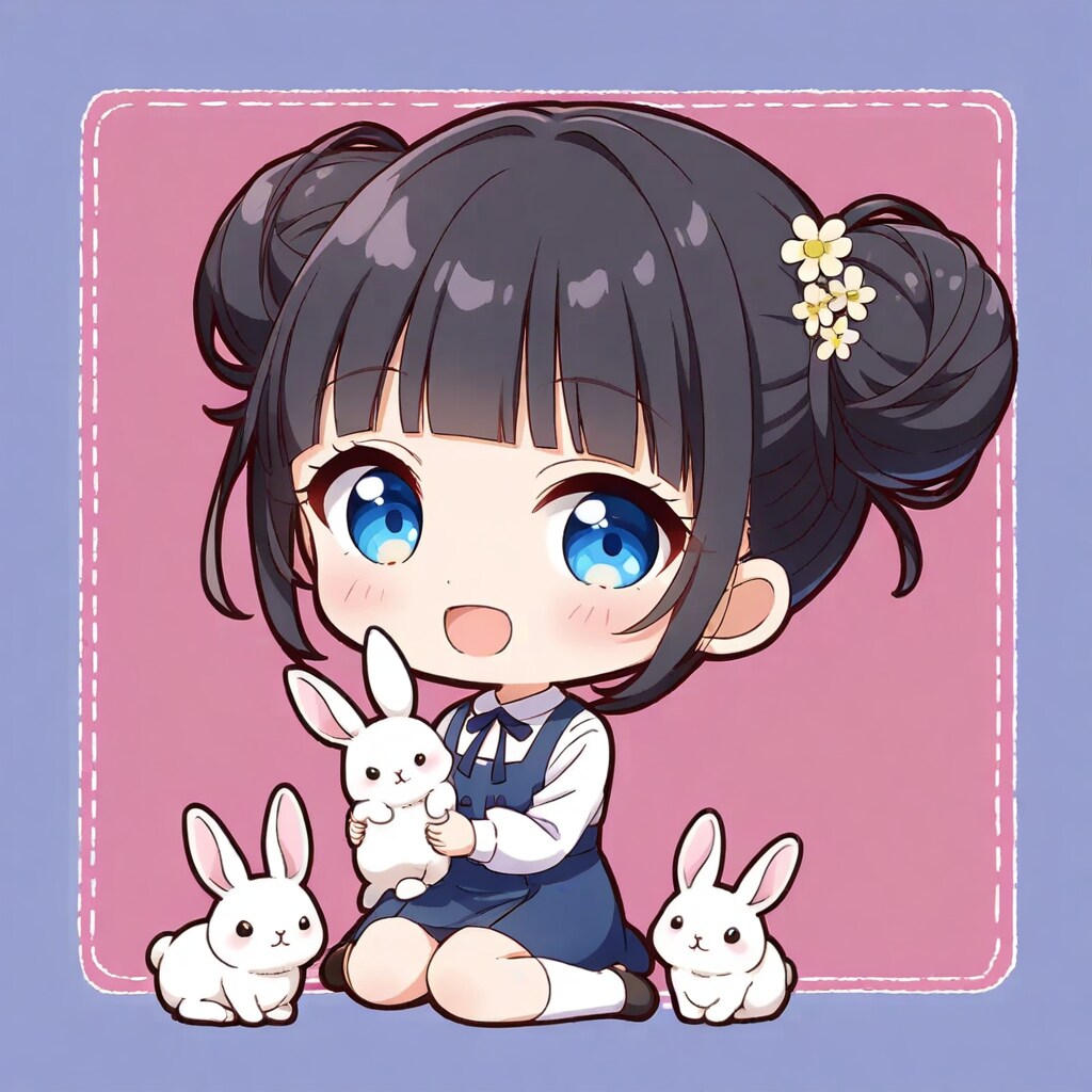 🍡「ふぃぼなっちのうさぎさん🐰🐰🐰だよ〜♪🥰✨」