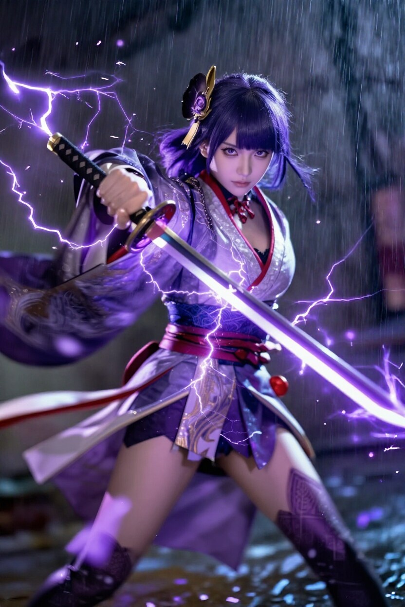 raiden shogun | の人気AIイラスト・グラビア