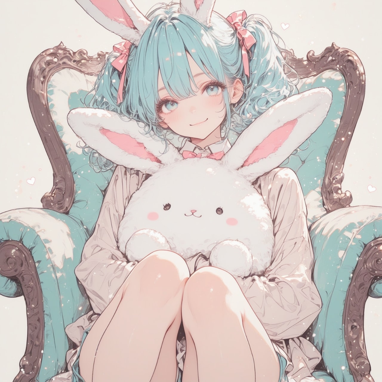 うさ耳少女のやさしい午後
