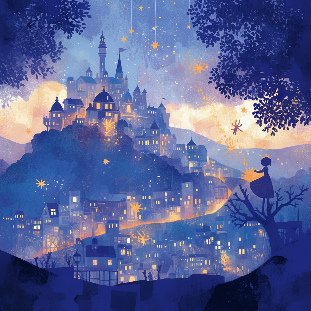 A castle in a fairy tale