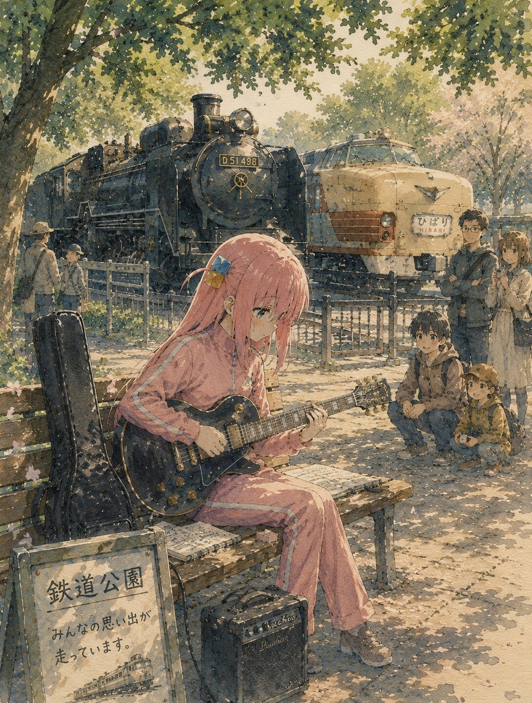 ぼつち練習中