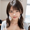 薄手のセーターの女性 2 8枚目