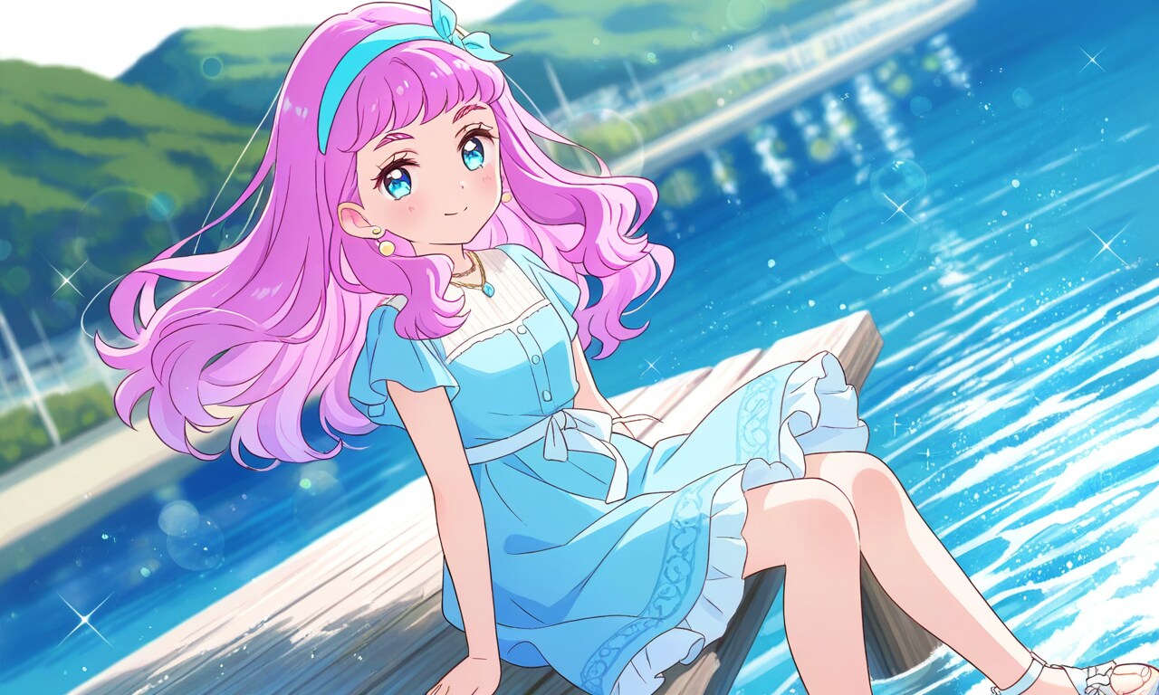 海辺のひととき🌊ローラ。 | の人気AIイラスト・グラビア