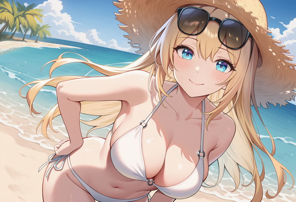 白ビキニ