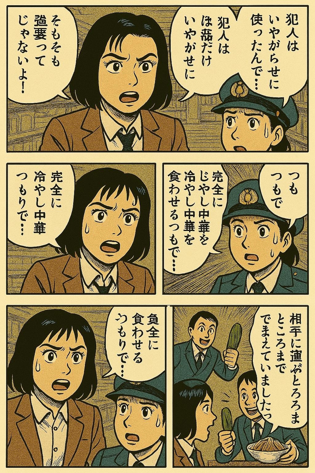 婦警と女刑事