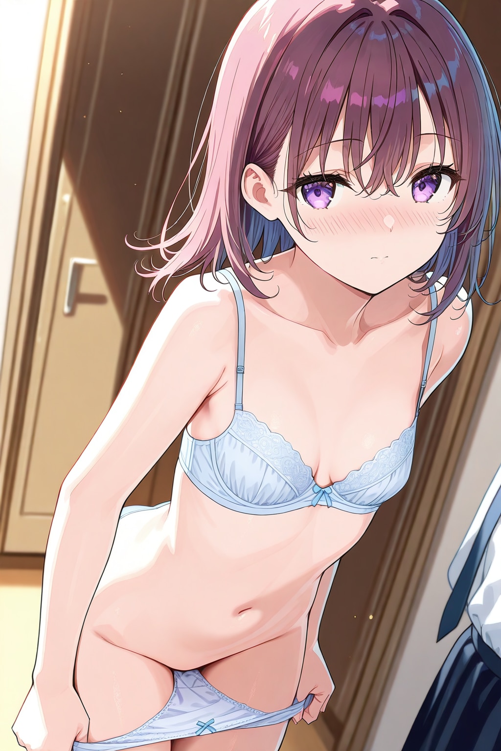 パンツ履き途中