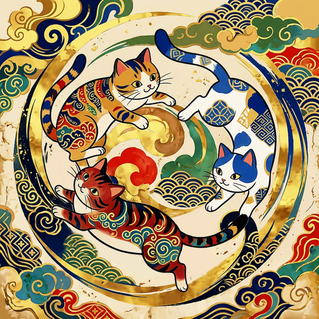 ねこみつどもえ