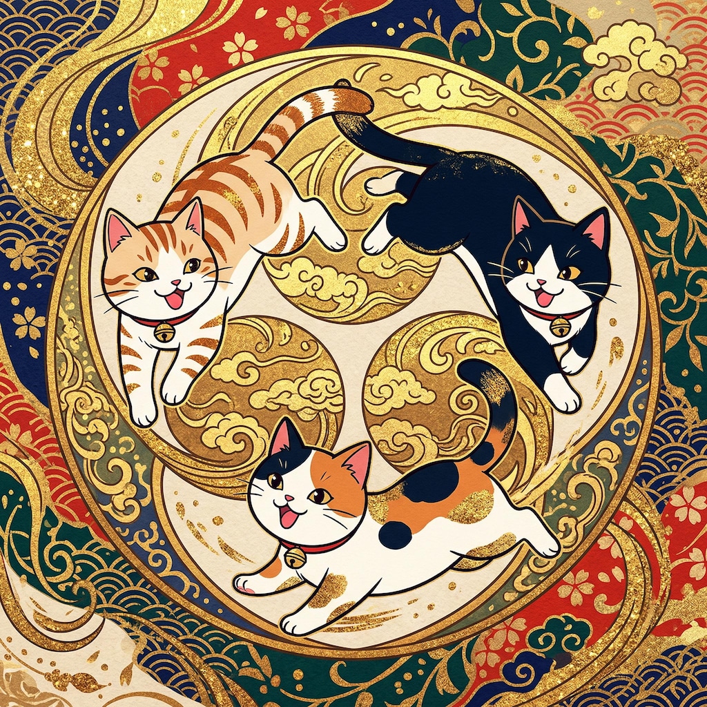 ねこみつどもえ