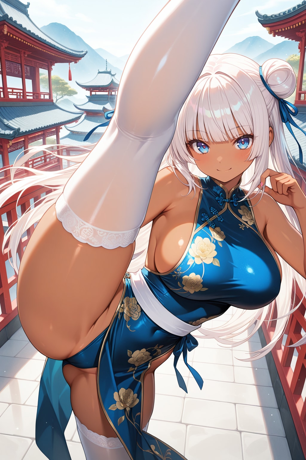 私のキック、試してみたい？