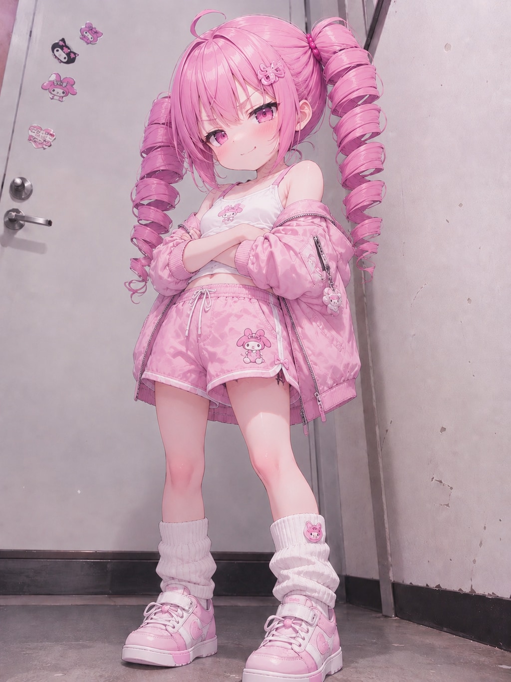 ドリルツインテのツンなピンクちゃん