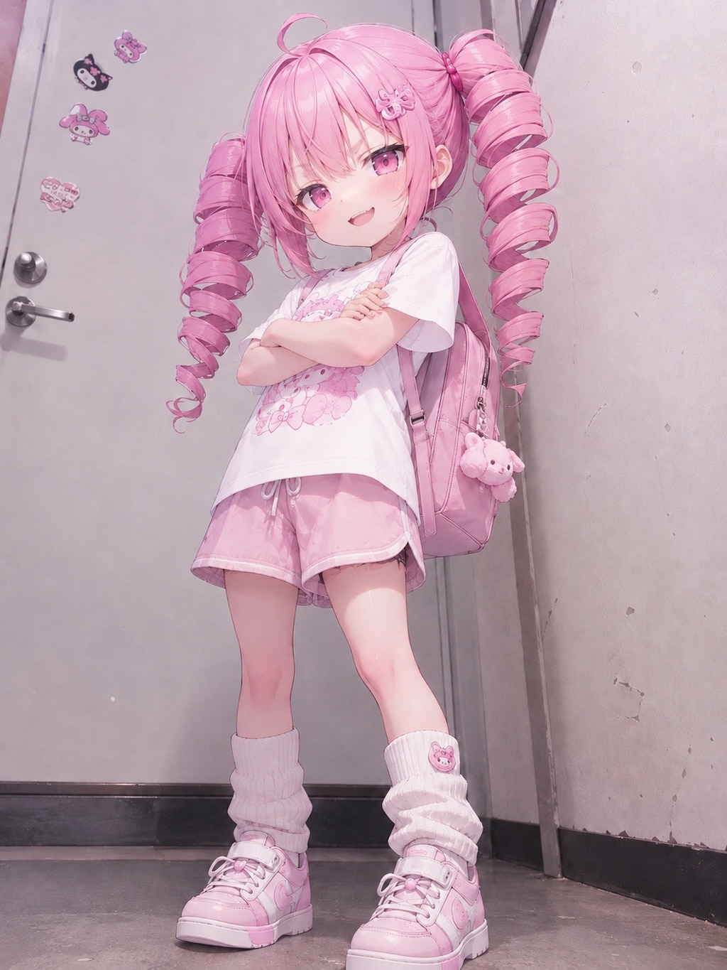 ドリルツインテのツンなピンクちゃん
