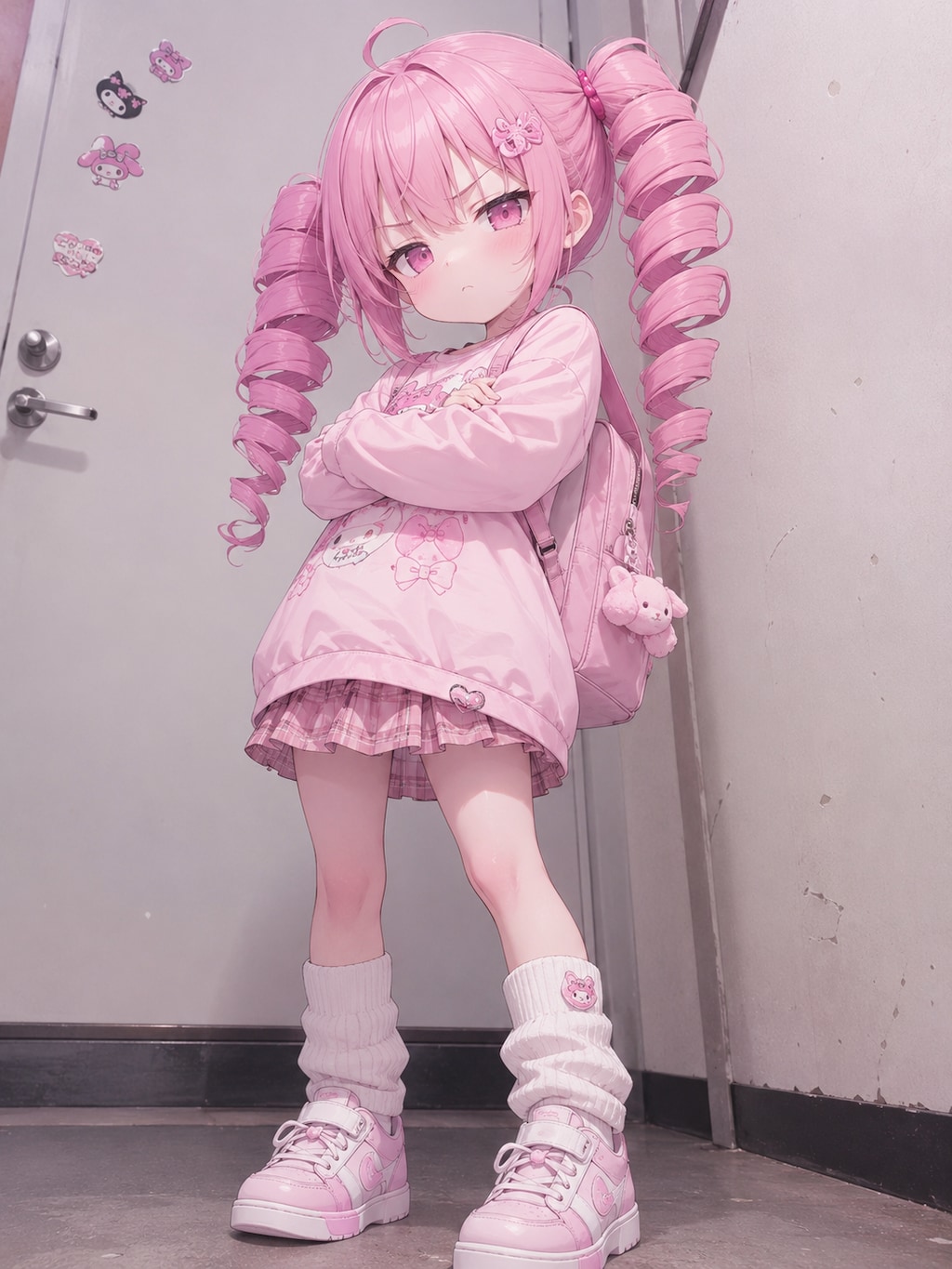 ドリルツインテのツンなピンクちゃん