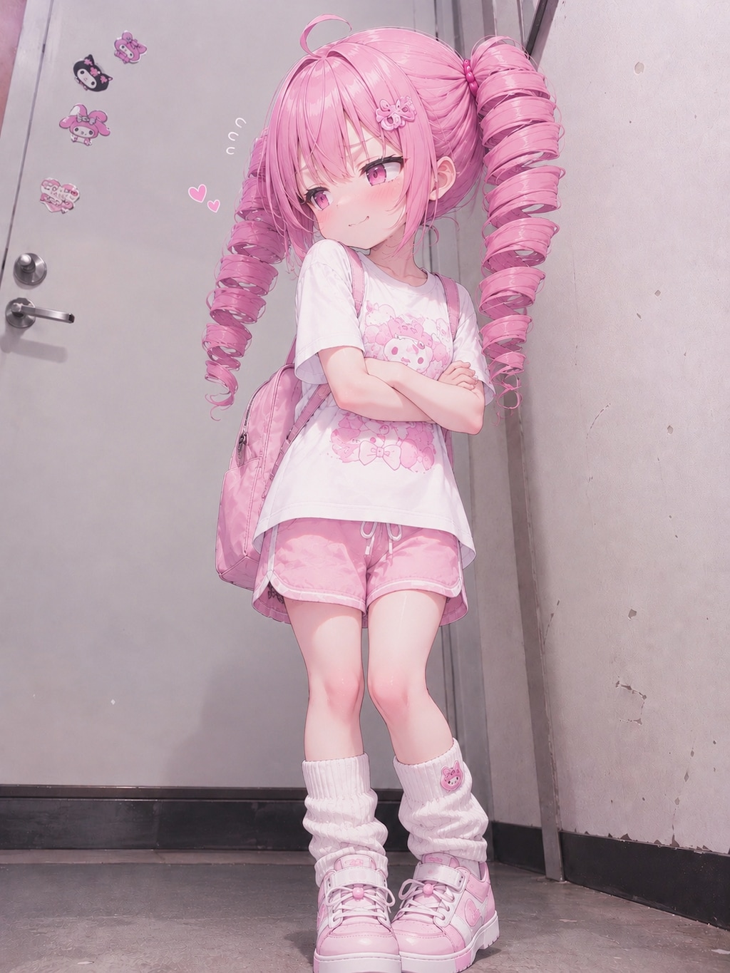 ドリルツインテのツンなピンクちゃん