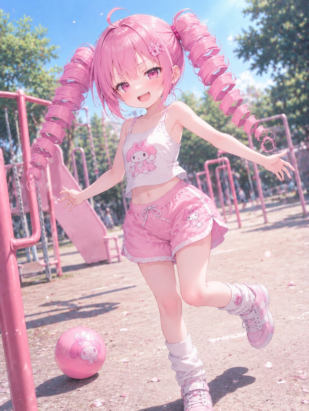 ドリルツインテのツンなピンクちゃん