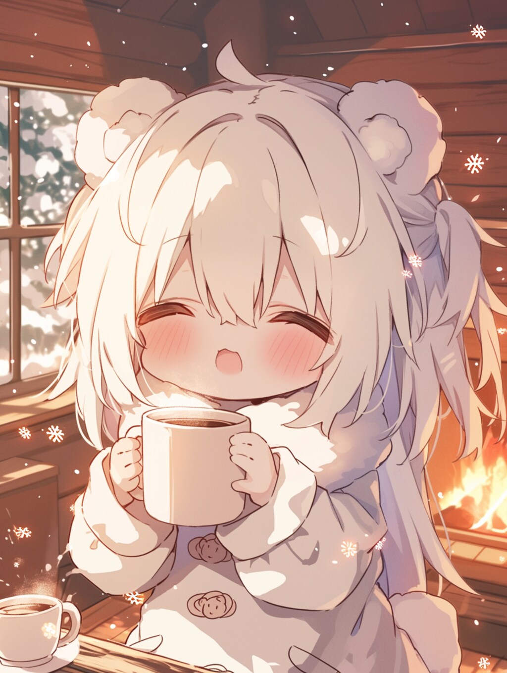 くま娘✖︎コーヒー☕️②🐾