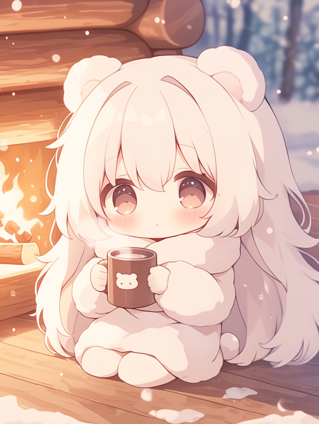 くま娘✖︎コーヒー☕️②🐾