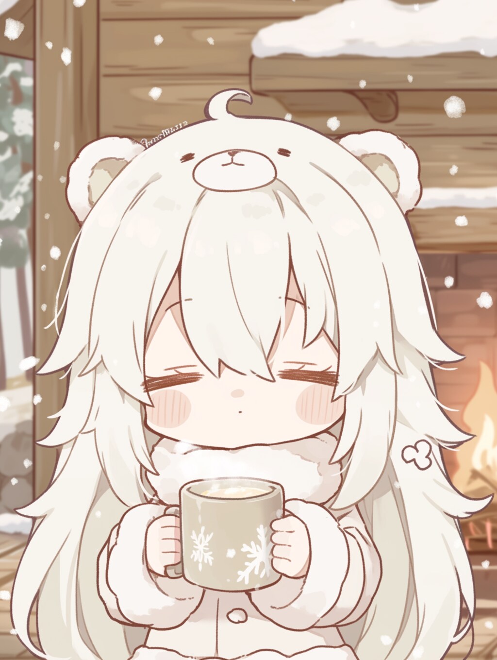 くま娘✖︎コーヒー☕️②🐾