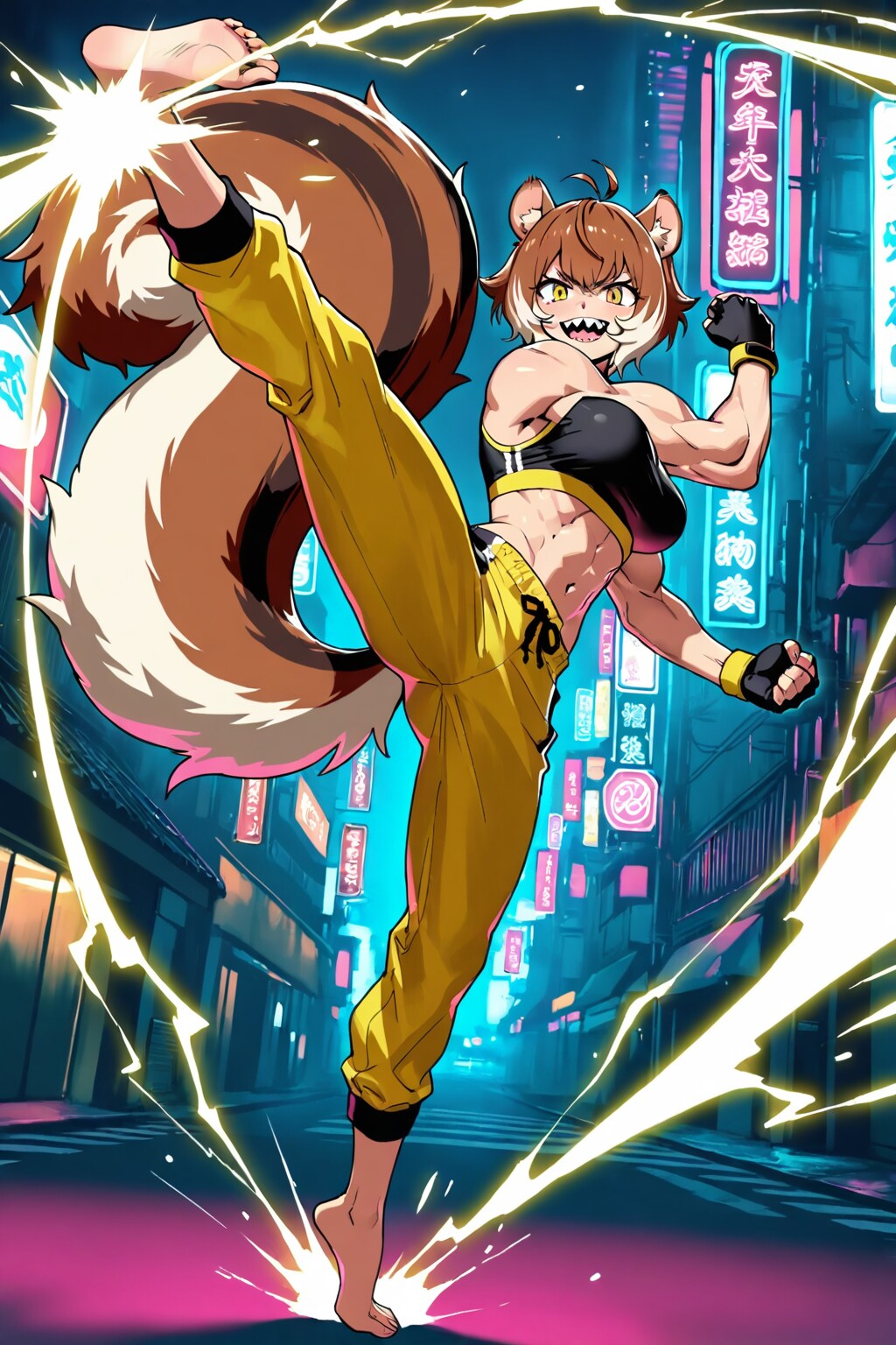🐿ハイキック