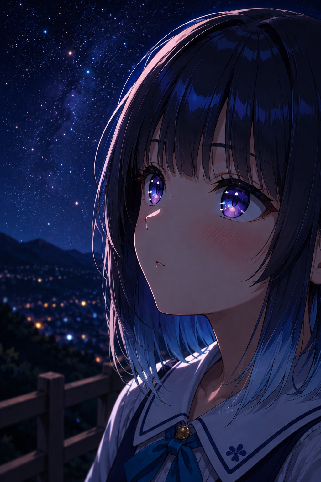 目に映る星