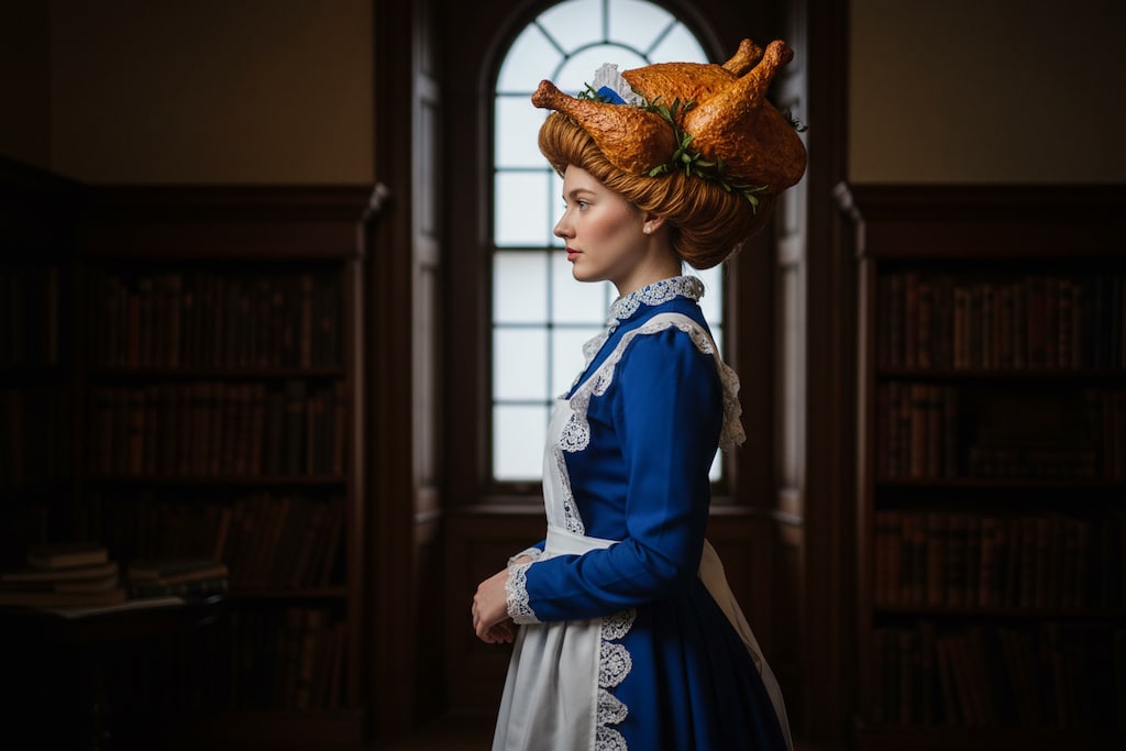 ローストチキン婦人