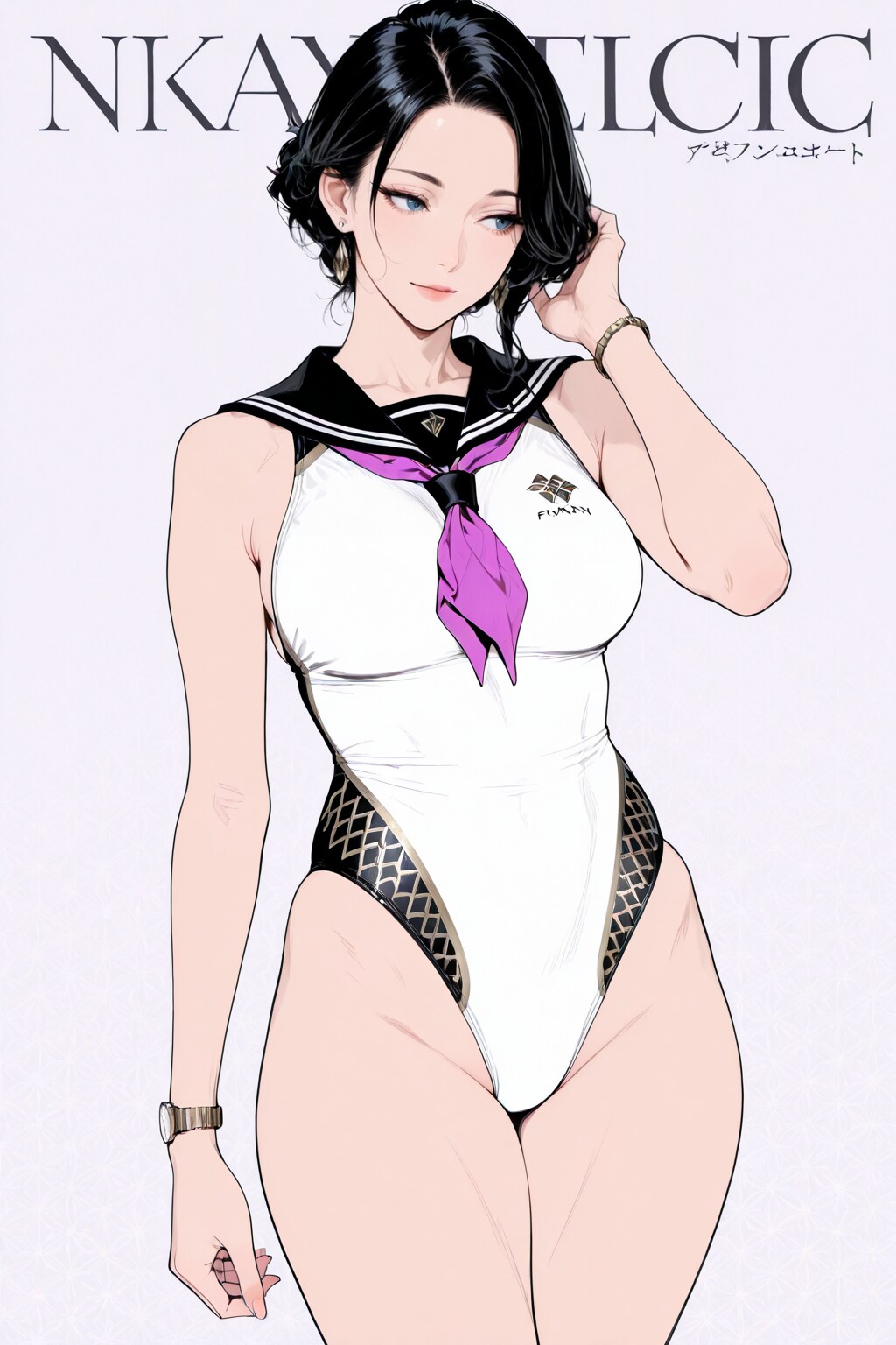 セーラー競泳水着