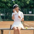 昭和レトロ風の女子テニス部員 10枚目