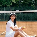 昭和レトロ風の女子テニス部員 11枚目