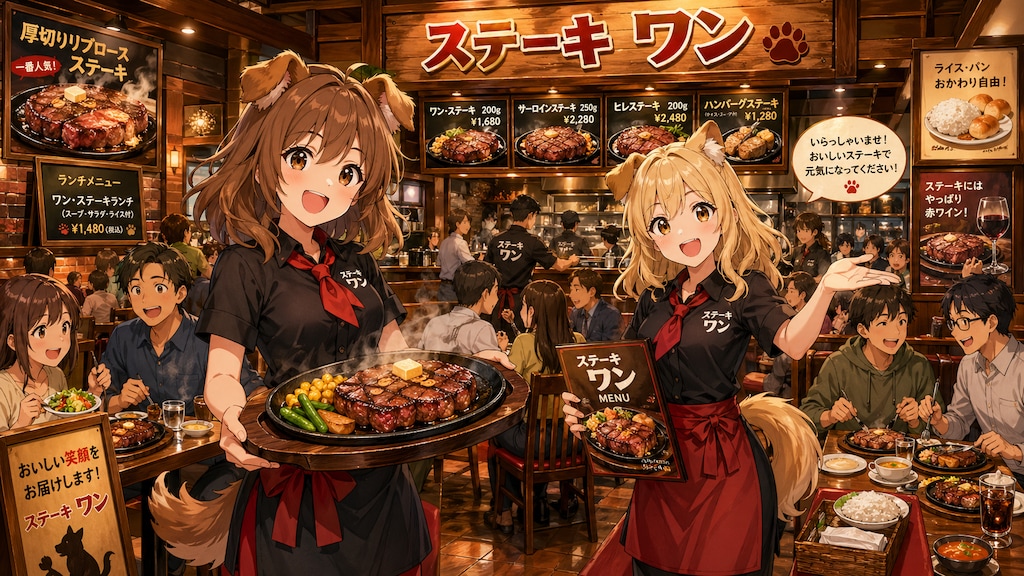 ケモミミ看板娘