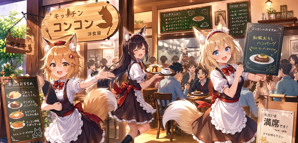 ケモミミ看板娘