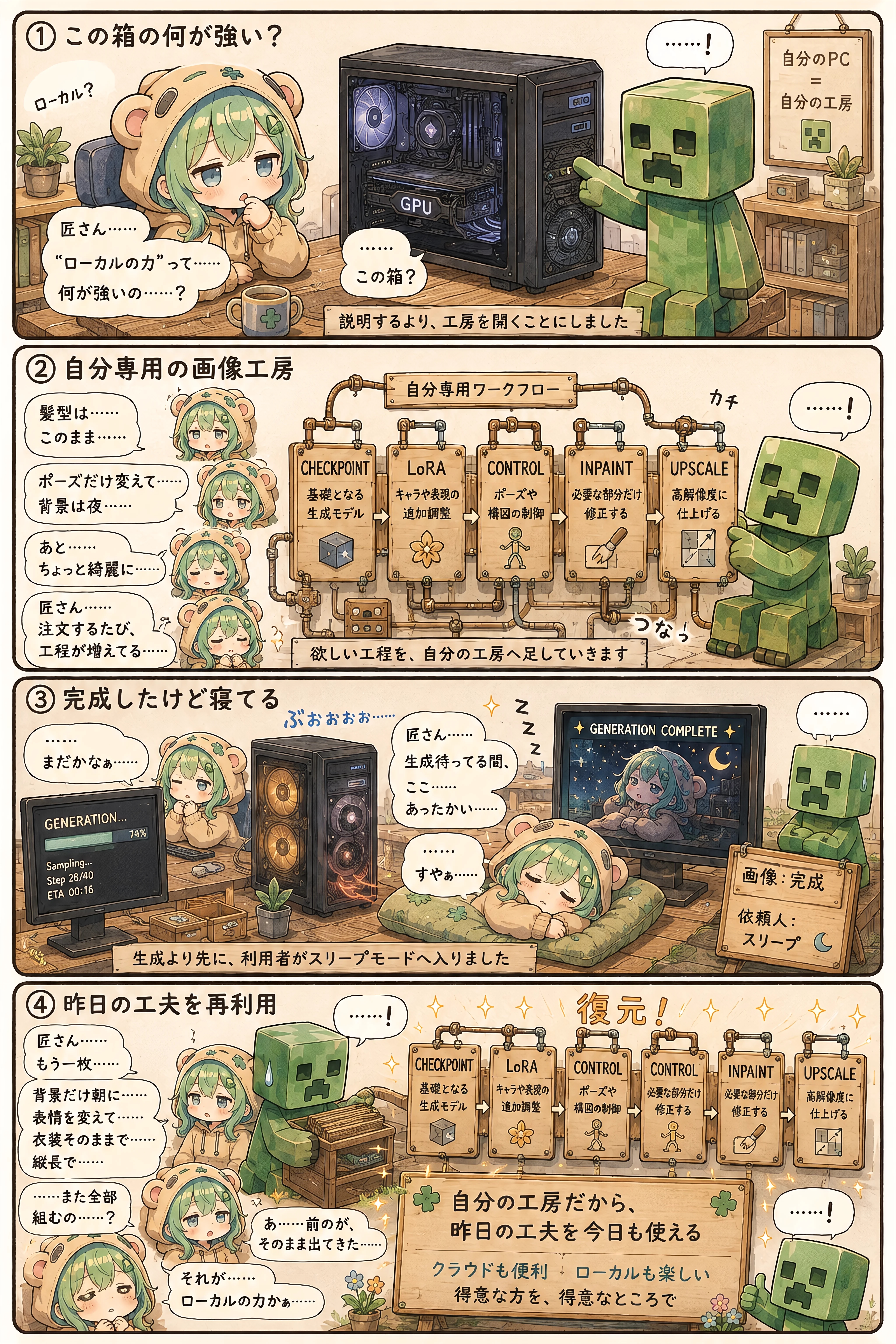 The Little Workshop That Remembers | の人気AIイラスト・グラビア