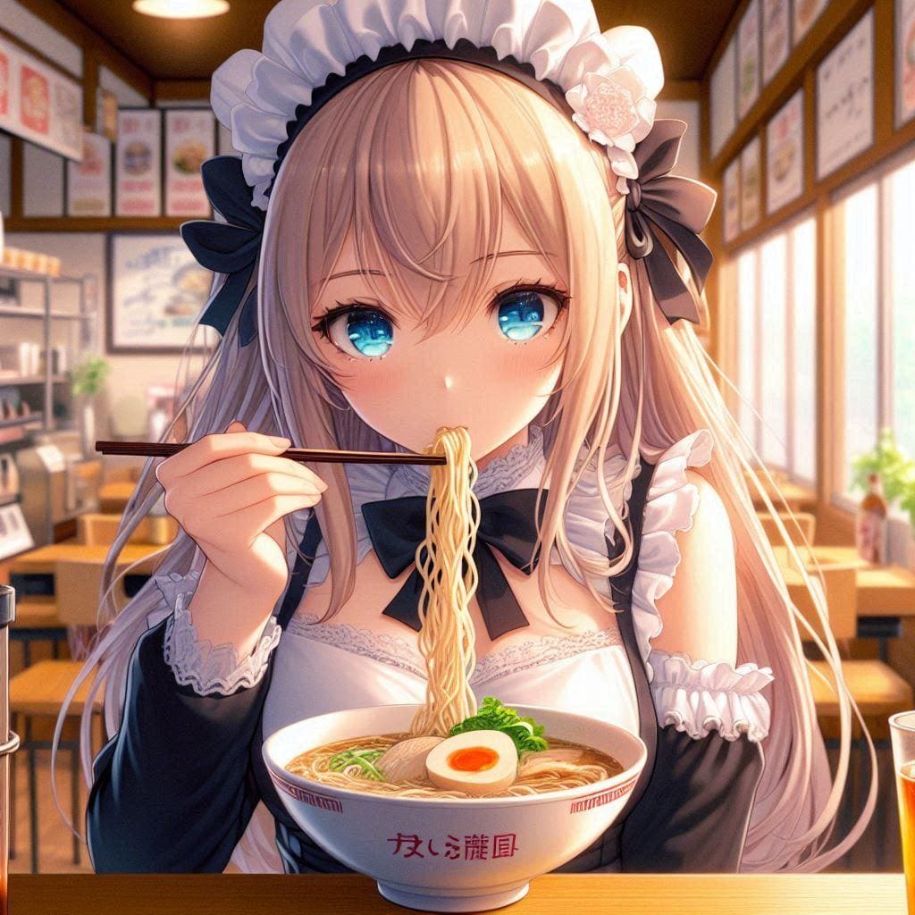 ラーメン大好きメイドさん