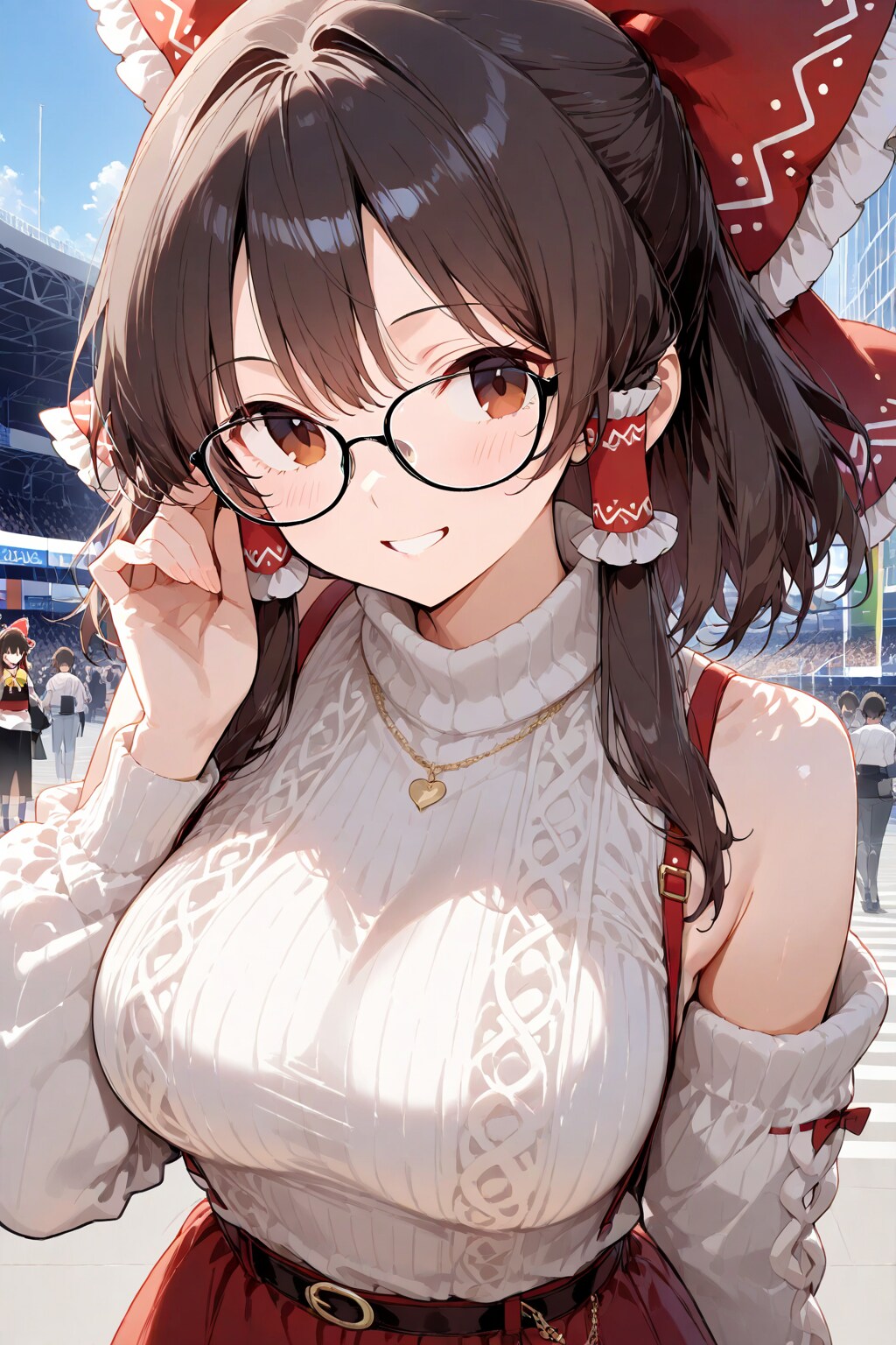 【メガネ置き場】メガネ博麗さん