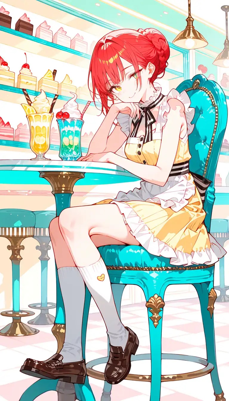 今日は、クリームソーダの気分なの。